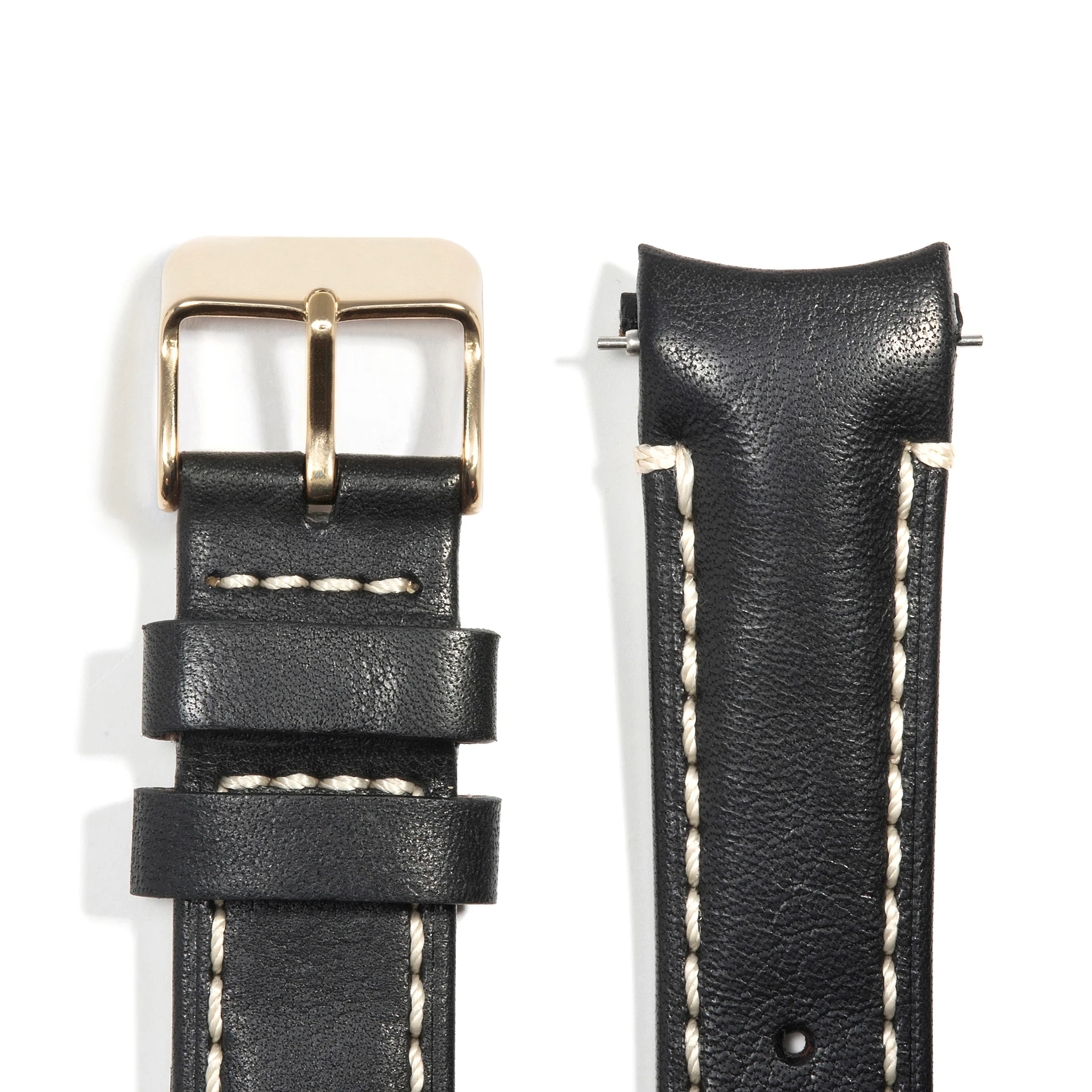 Curved End Leather Strap for Rolex GMT 1675 & 16750 with Tang Buckle - Image 27
