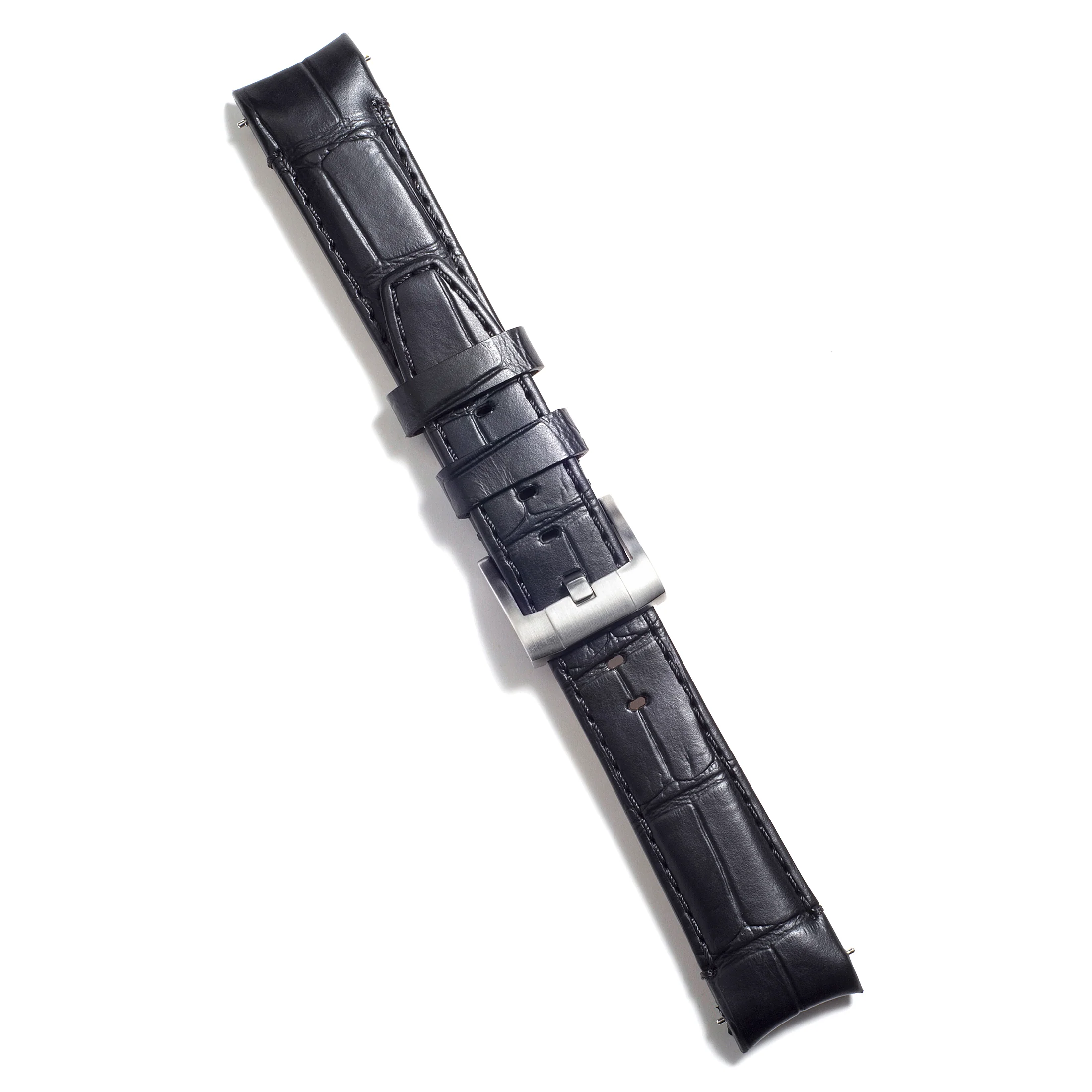 Curved End Leather Strap for Rolex Sea-Dweller with Tang Buckle - Image 20