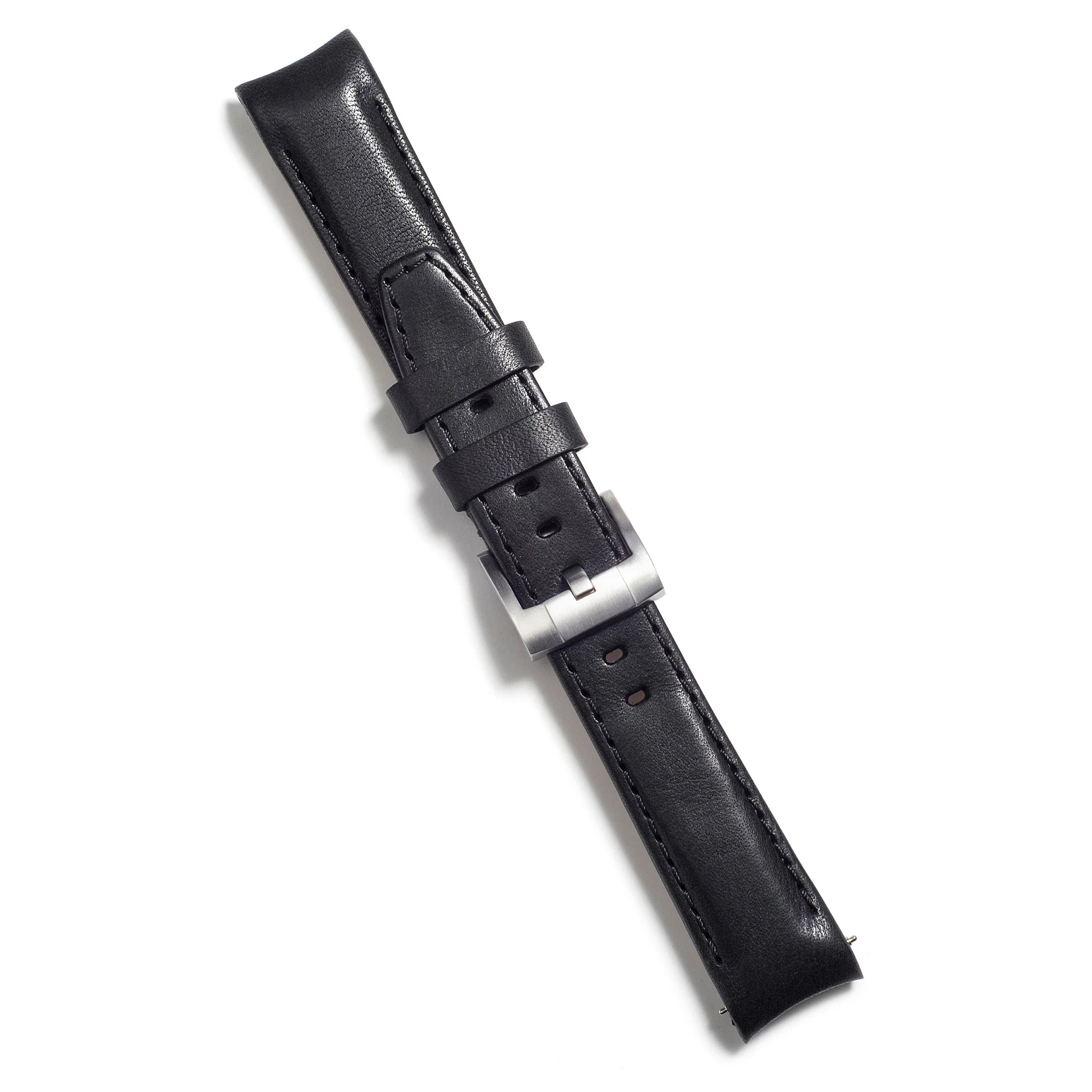 Curved End Leather Strap for Rolex Sea-Dweller with Tang Buckle - Image 5