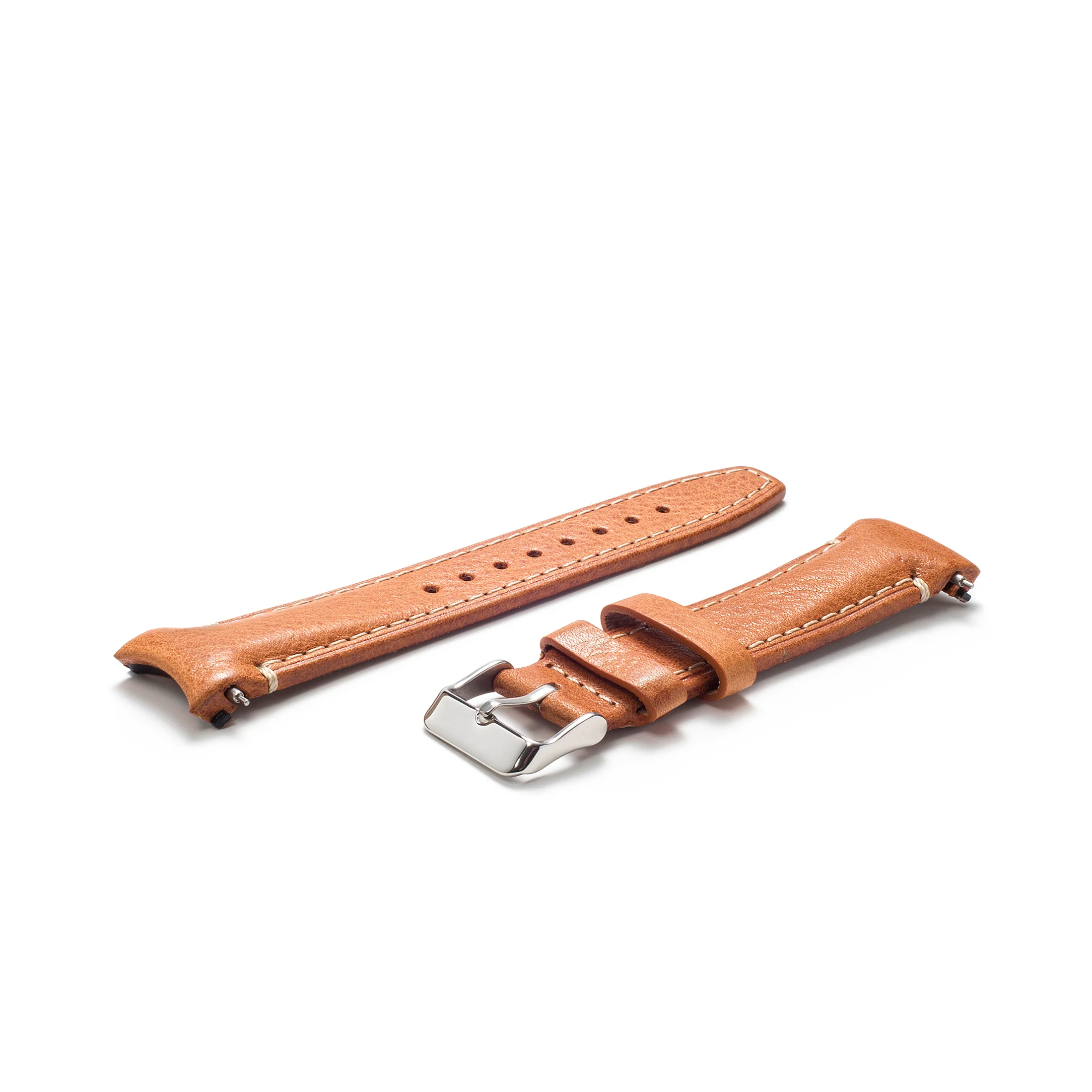 Curved End Leather Strap for Rolex Submariner with Tang Buckle - Image 30