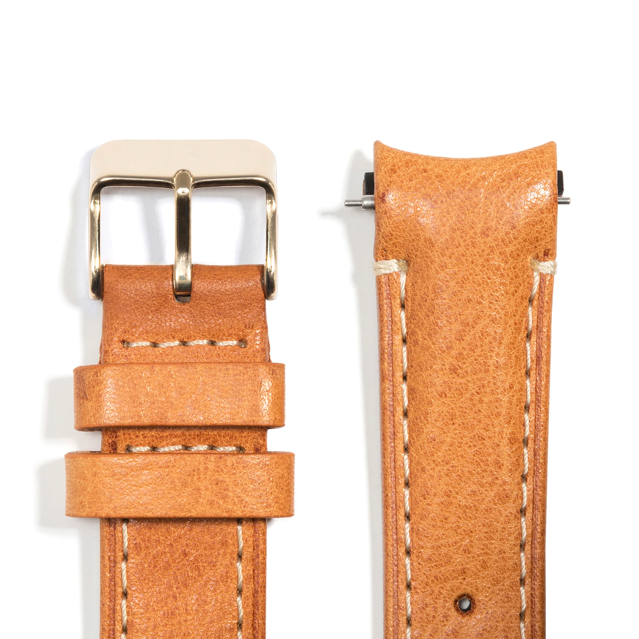 Curved End Leather Strap for Rolex Submariner with Tang Buckle - Image 37