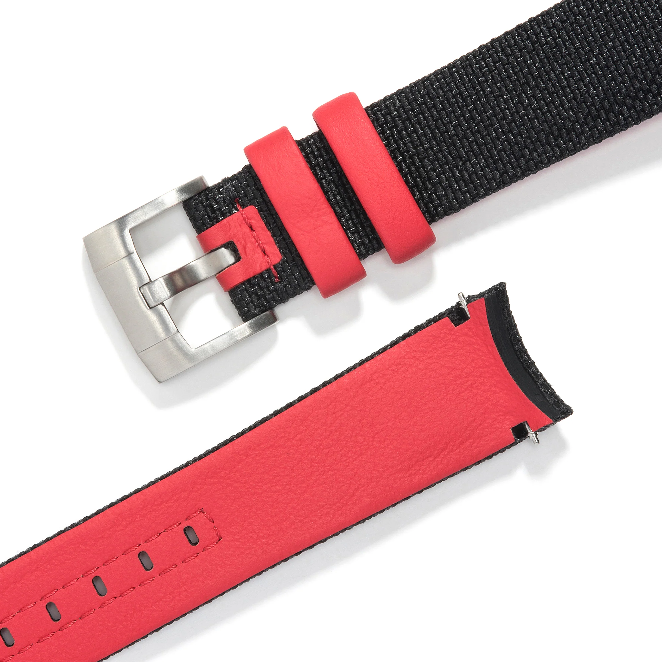 Curved End Nylon Strap for Rolex Oyster Perpetual 39mm with Tang Buckle - Image 8