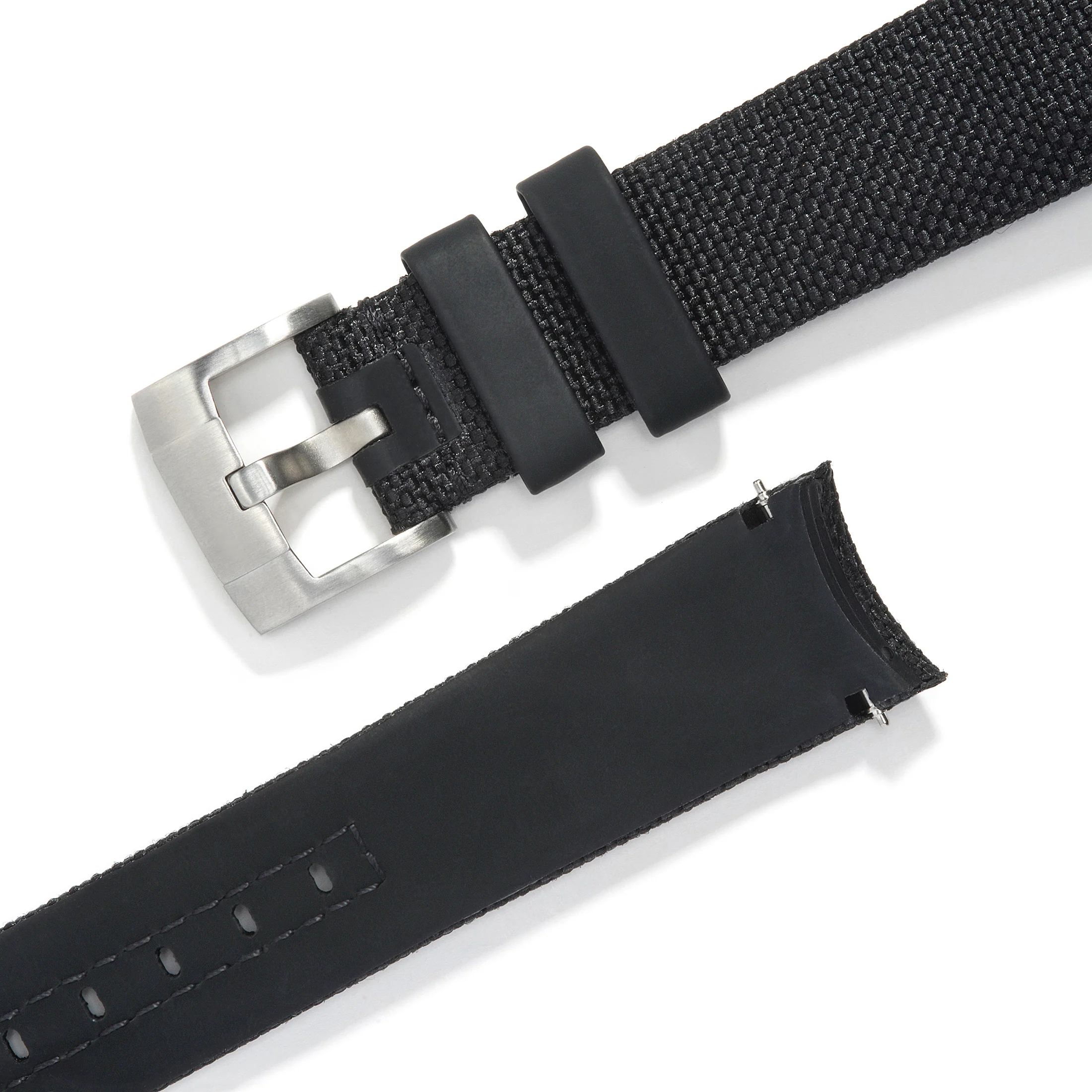 Curved End Nylon Strap for Rolex Submariner with Tang Buckle - Image 3