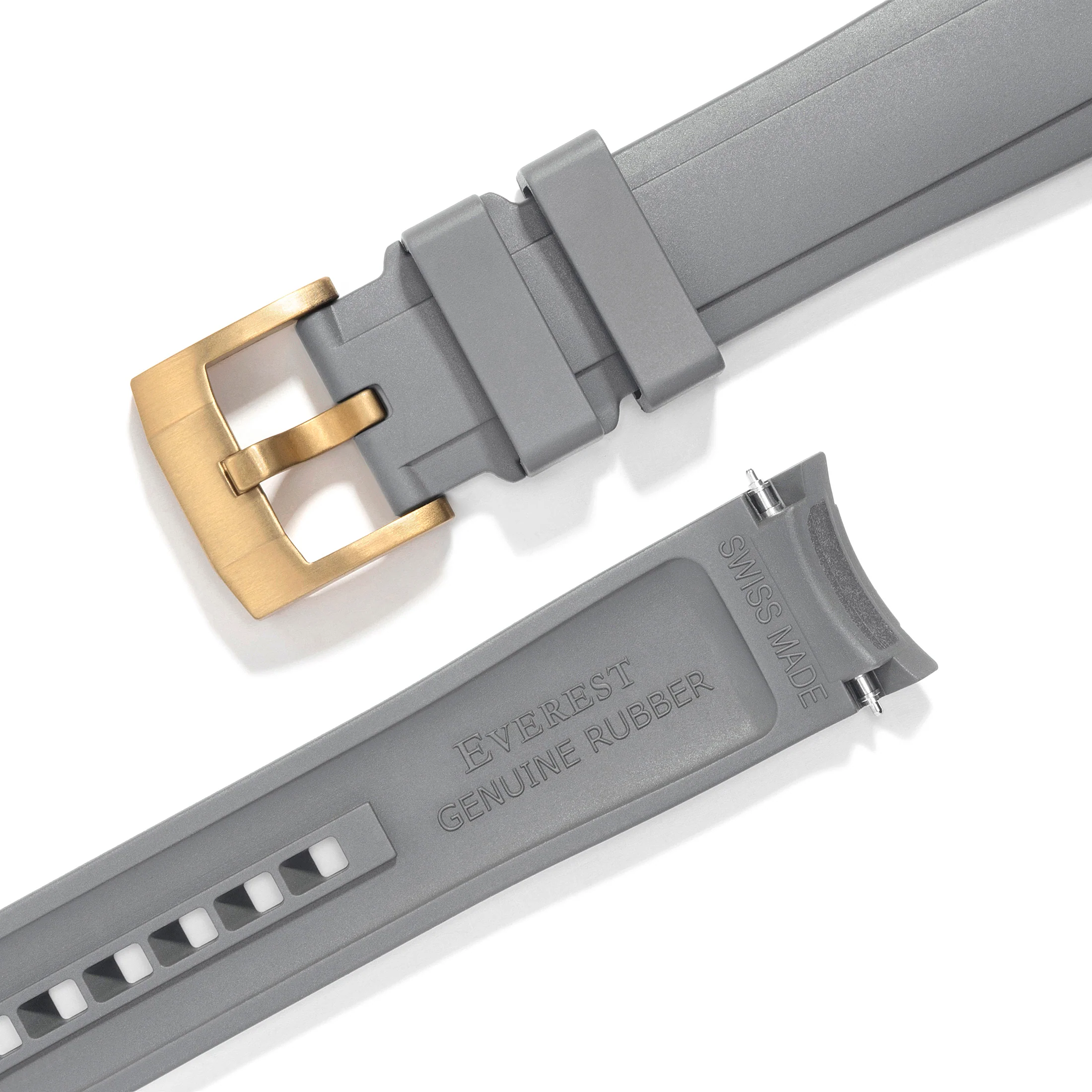 Curved End Rubber Strap for Rolex Ceramic Daytona with Tang Buckle - Image 37