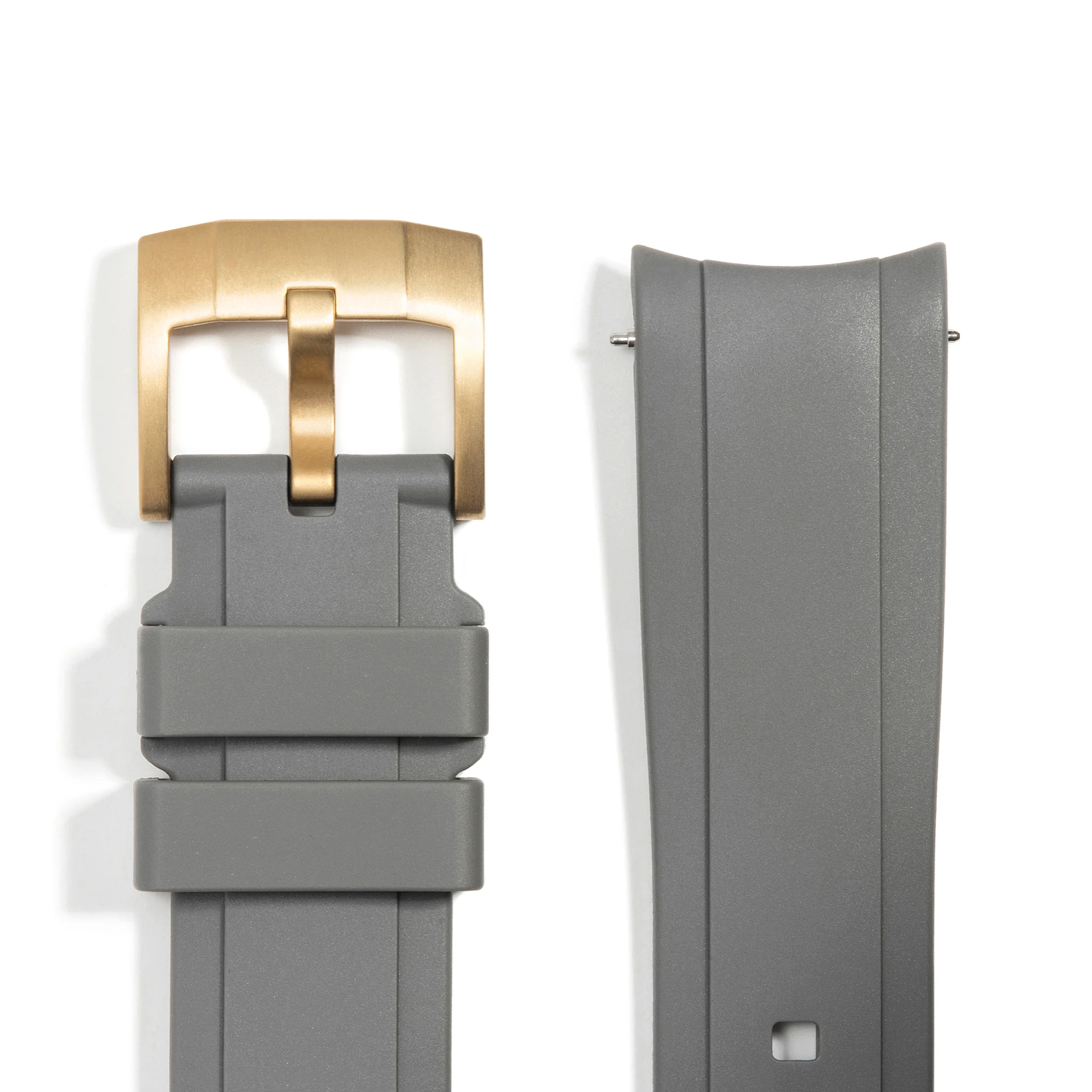 Curved End Rubber Strap for Rolex Ceramic Daytona with Tang Buckle - Image 38