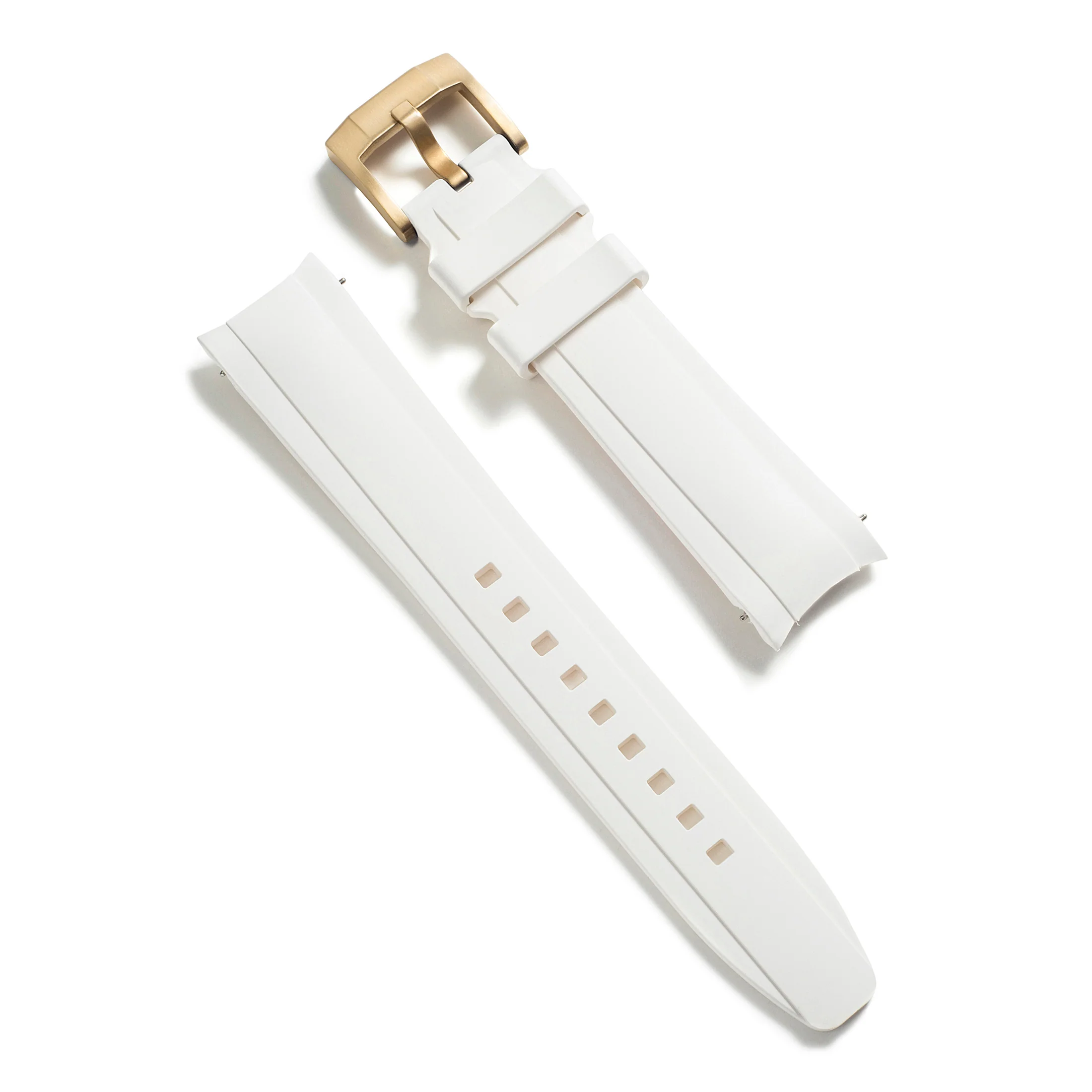 Curved End Rubber Strap for Rolex Ceramic Daytona with Tang Buckle - Image 68