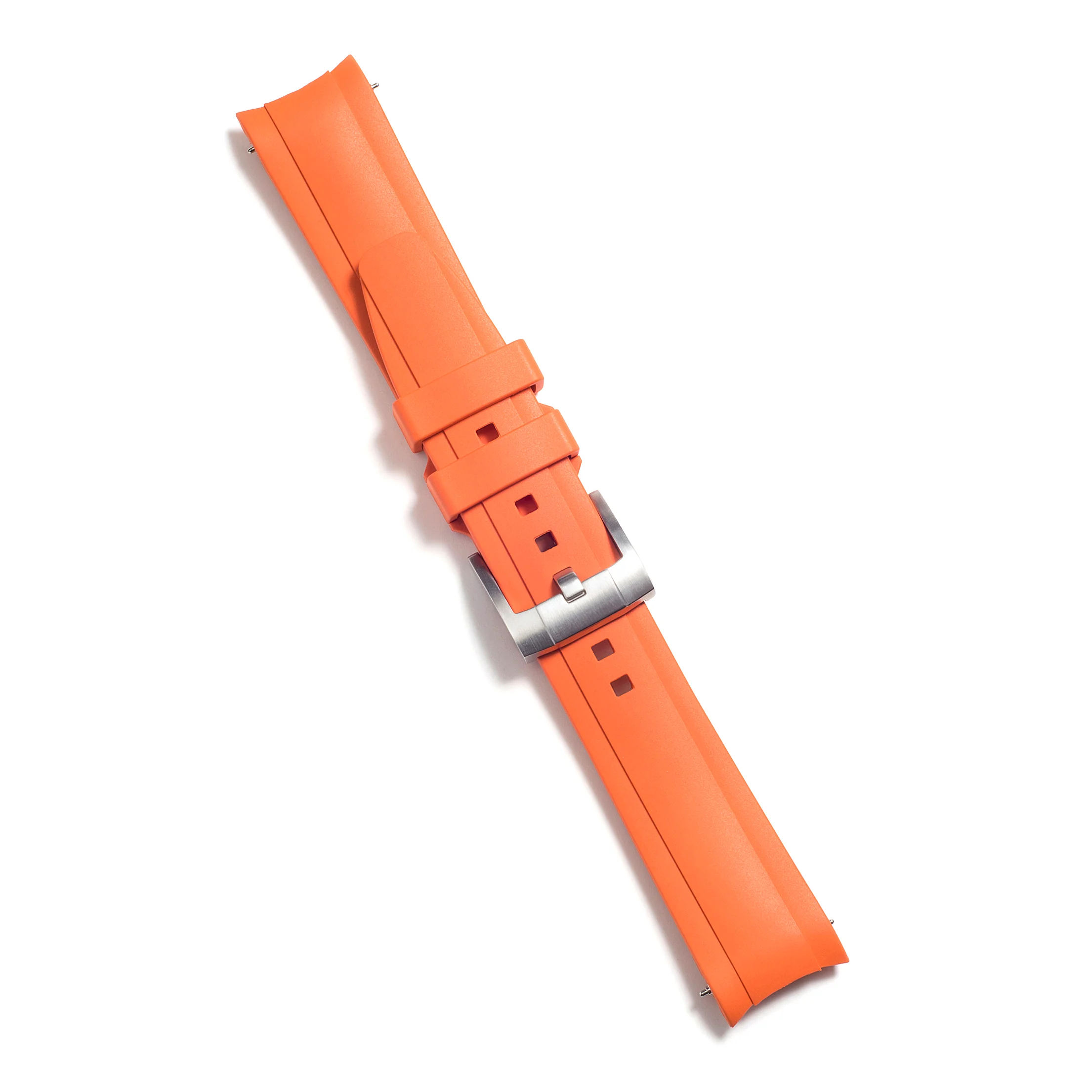 Curved End Rubber Strap for Rolex Explorer II 42mm with Tang Buckle (Produced between 2011-2020) - Image 14