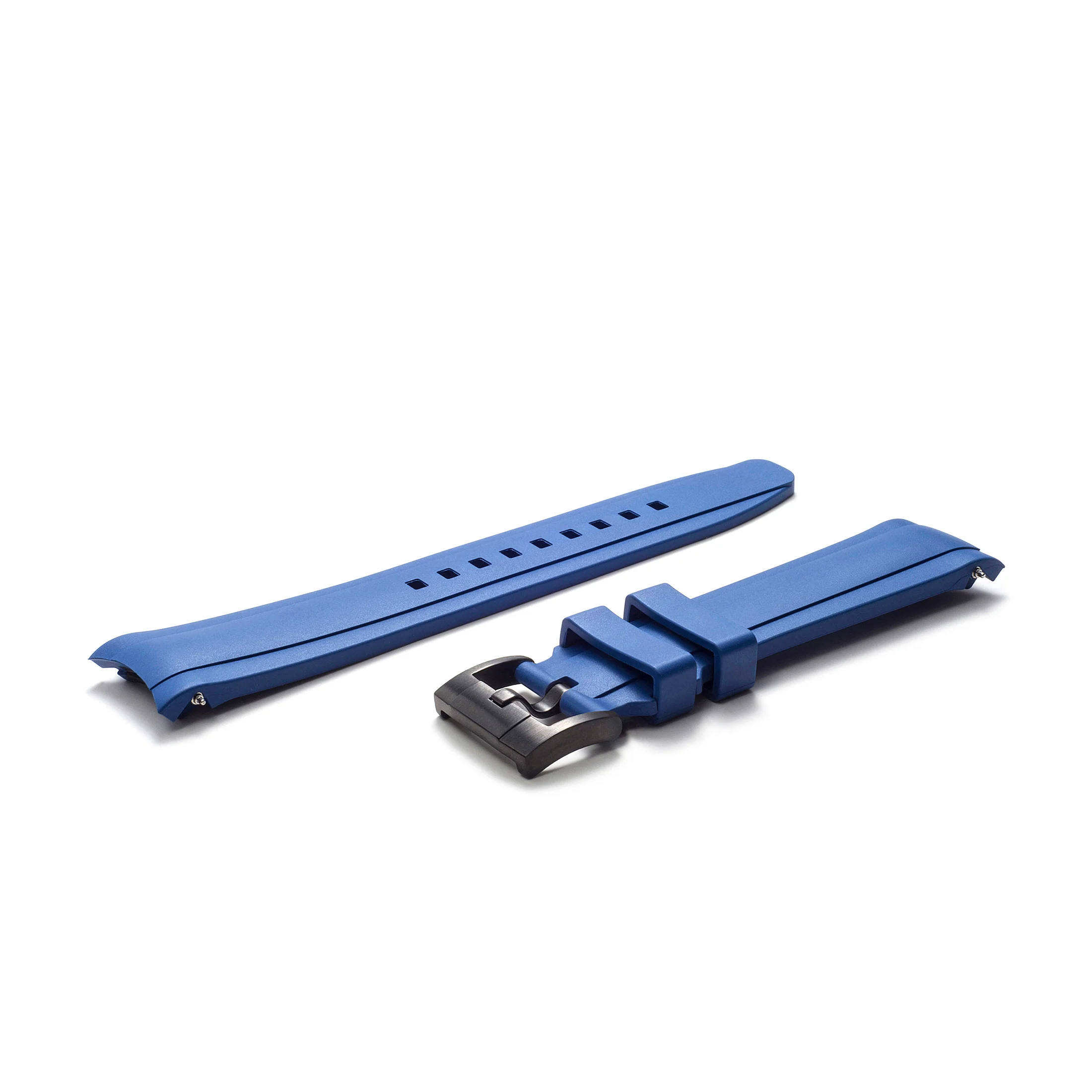 Curved End Rubber Strap for Rolex Explorer II 42mm with Tang Buckle (Produced between 2011-2020) - Image 24