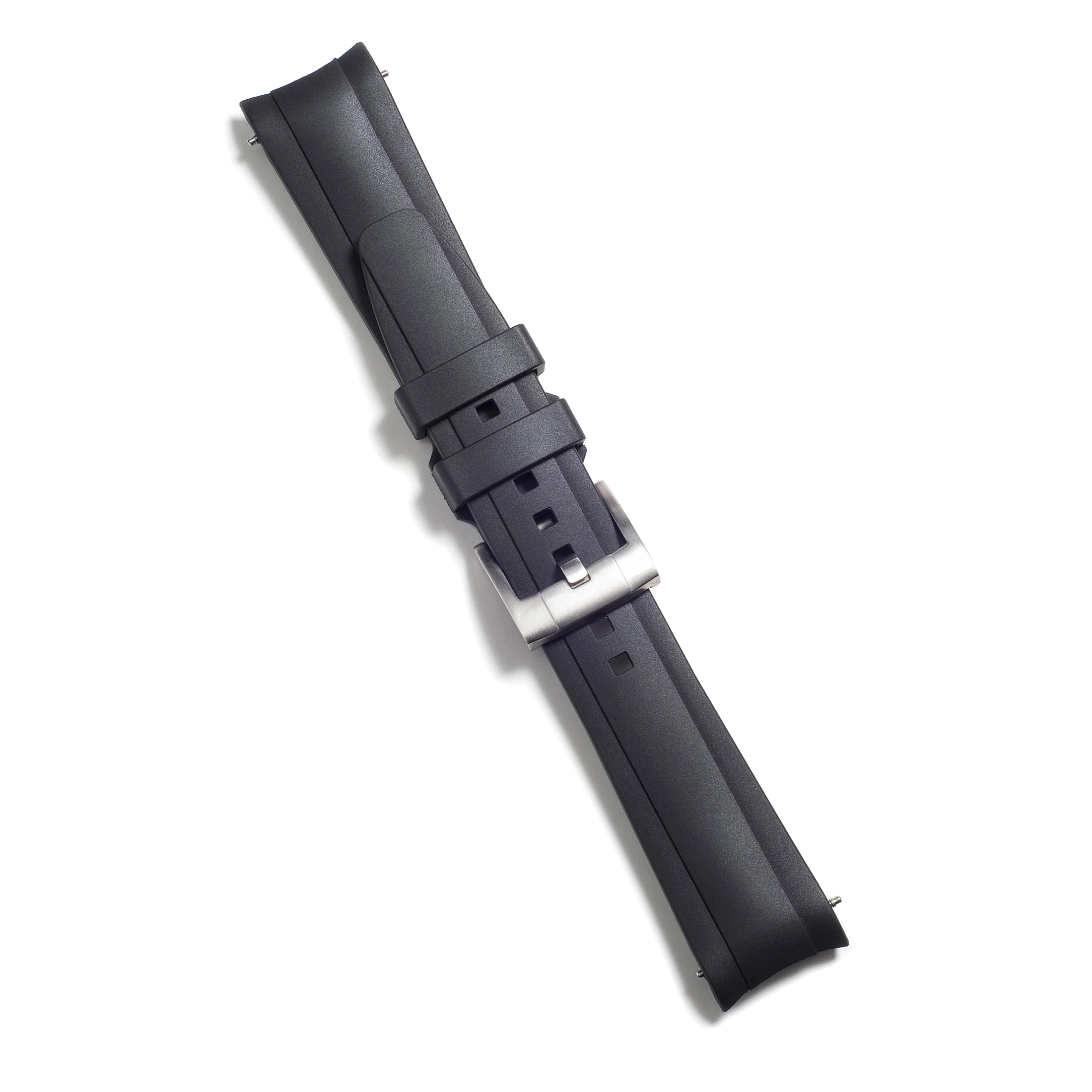 Curved End Rubber Strap for Rolex Explorer II 42mm with Tang Buckle (Produced between 2011-2020) - Image 5