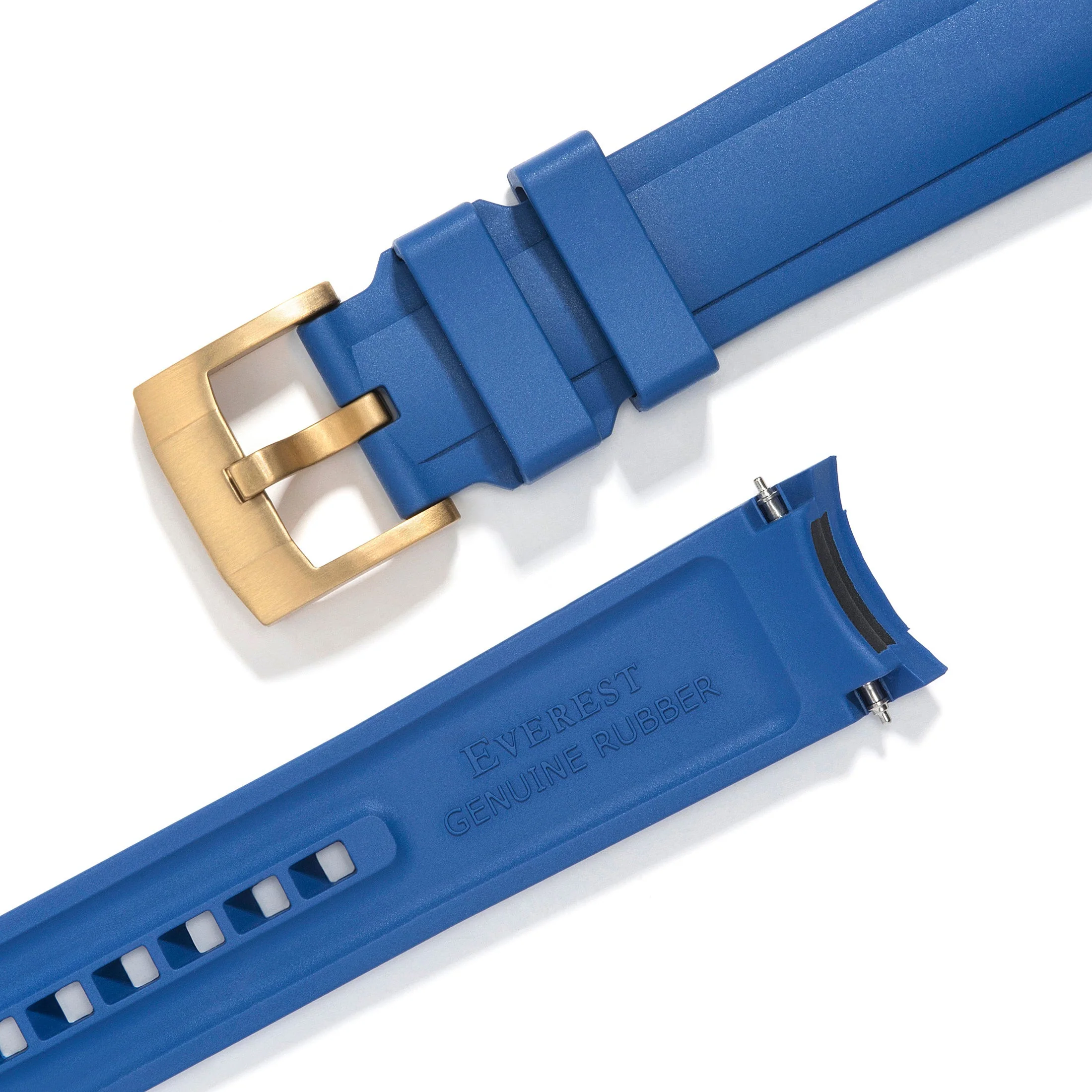 Curved End Rubber Strap for Rolex Sea-Dweller with Tang Buckle - Image 26