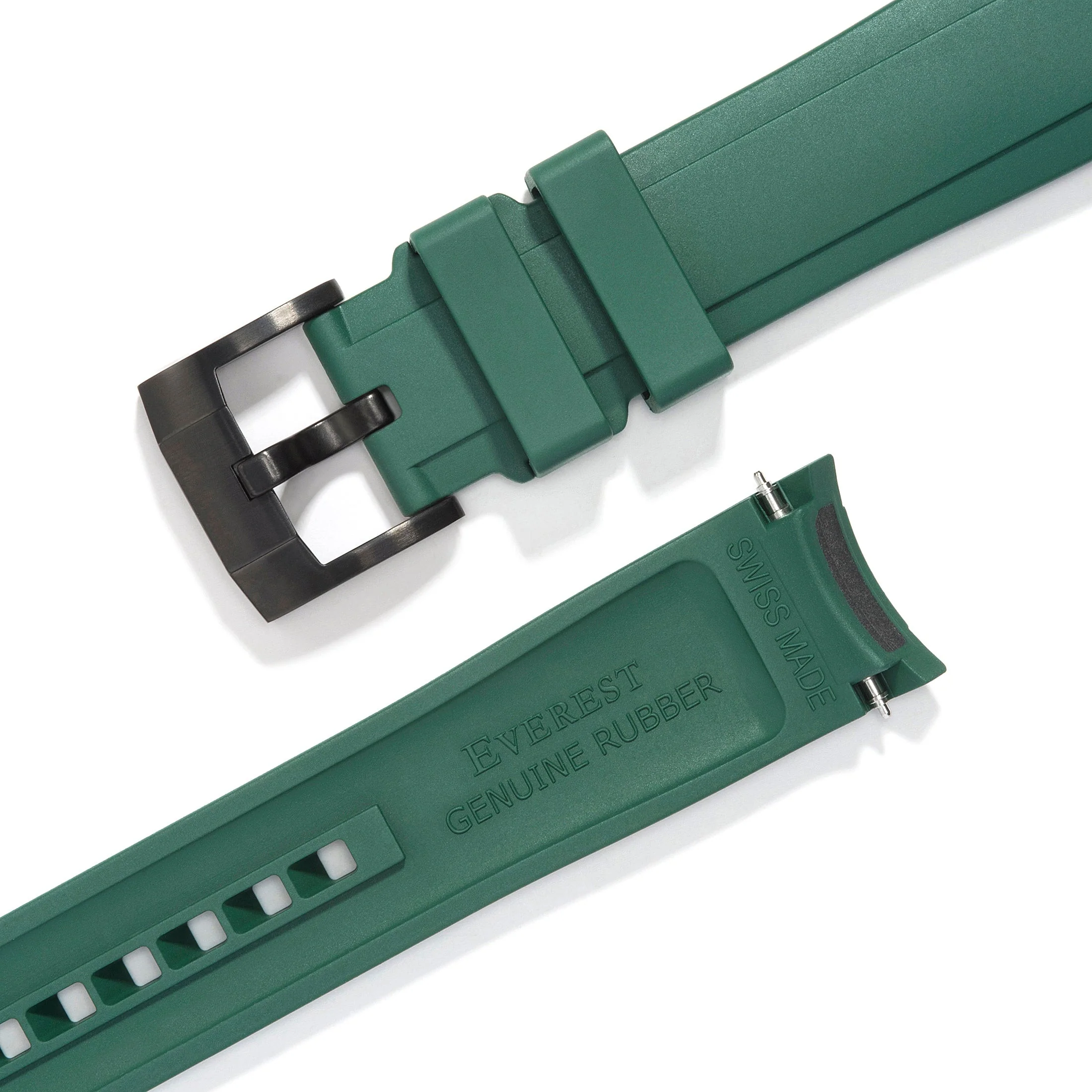 Curved End Rubber Strap for Rolex Sea-Dweller with Tang Buckle - Image 50