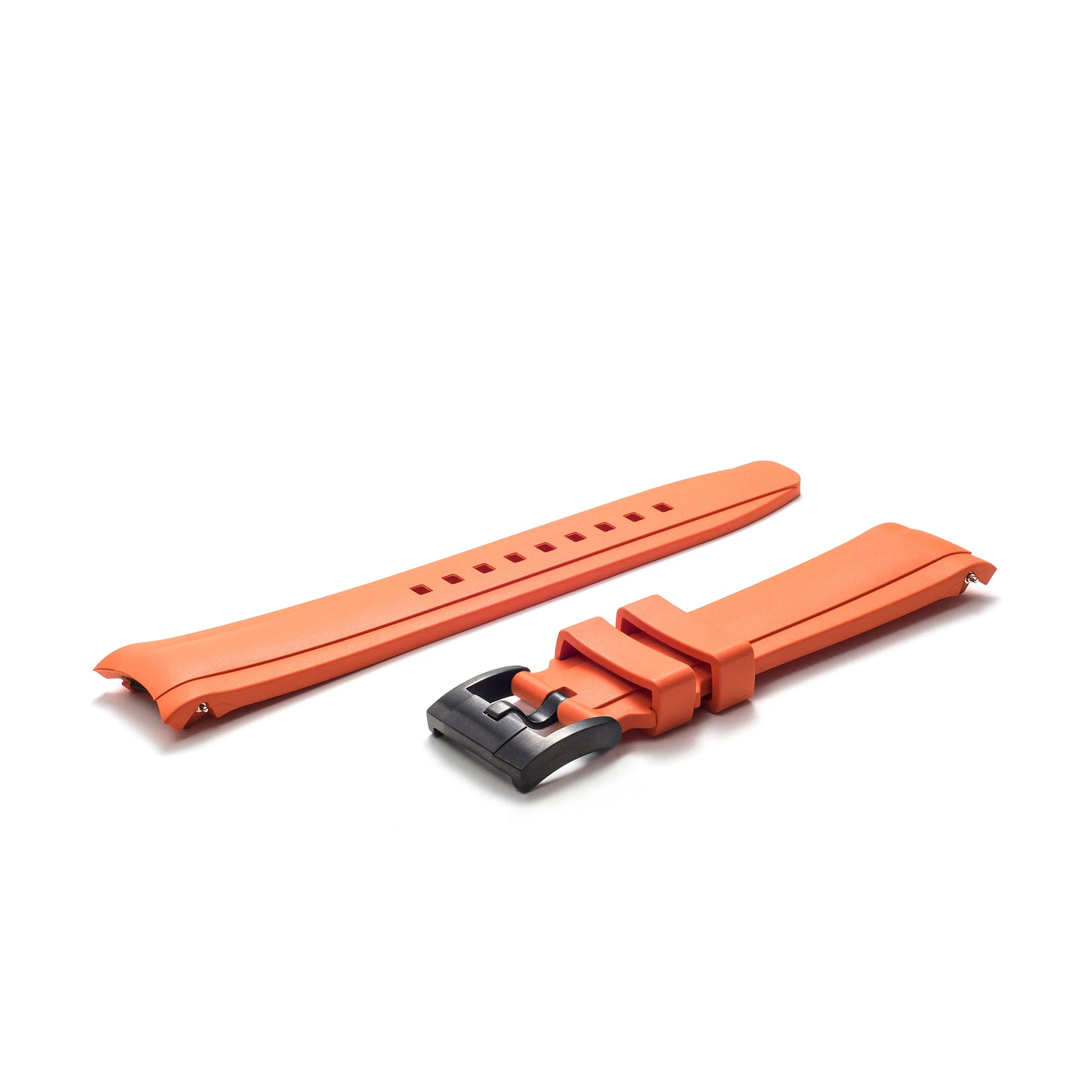 Curved End Rubber Strap for Rolex Sea-Dweller with Tang Buckle - Image 63
