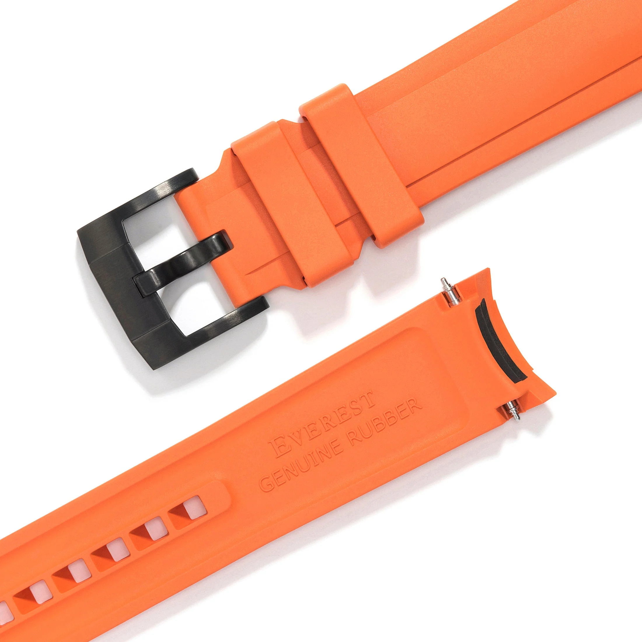 Curved End Rubber Strap for Rolex Sea-Dweller with Tang Buckle - Image 64