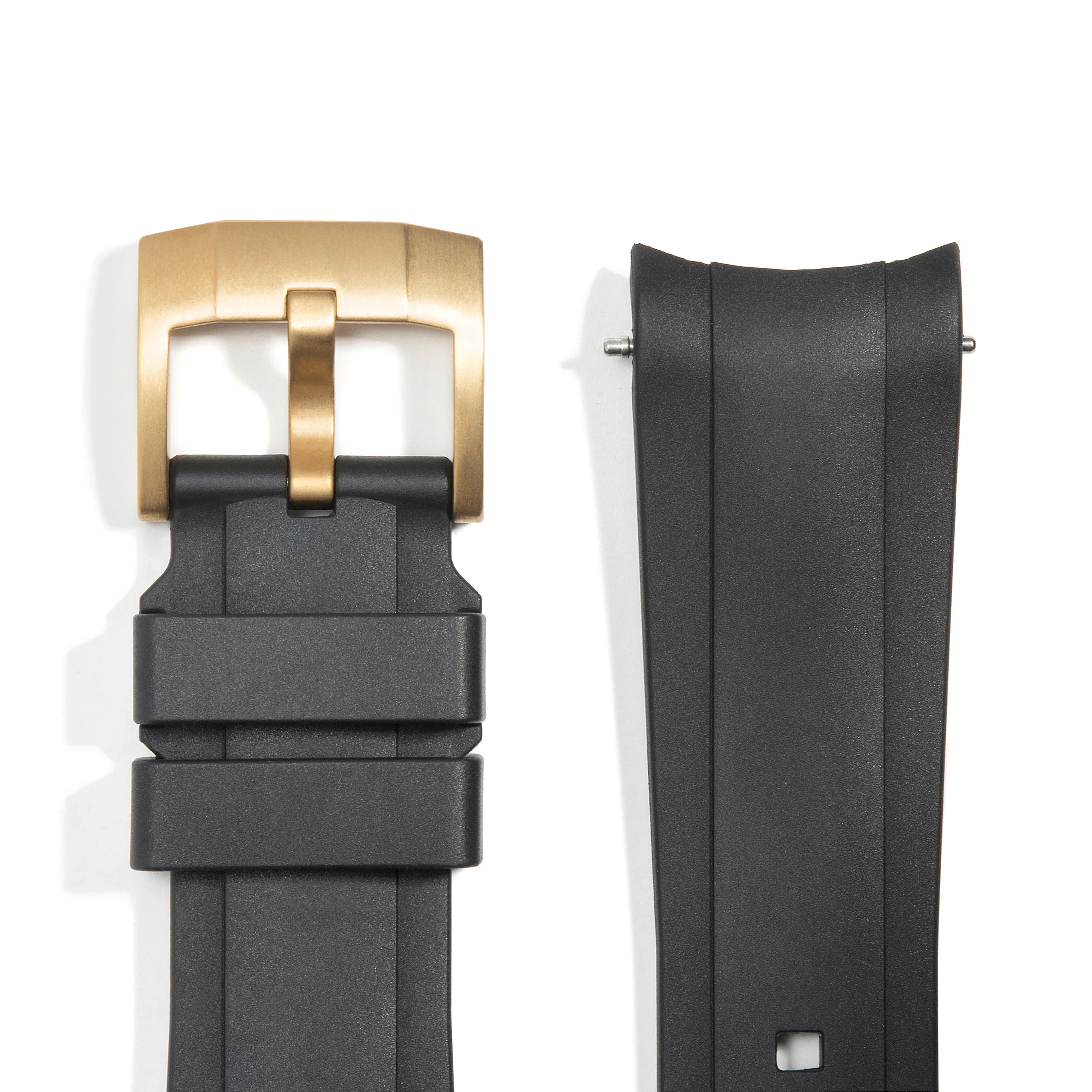 Curved End Rubber Strap for Rolex Sea-Dweller 43mm with Tang Buckle - Image 13