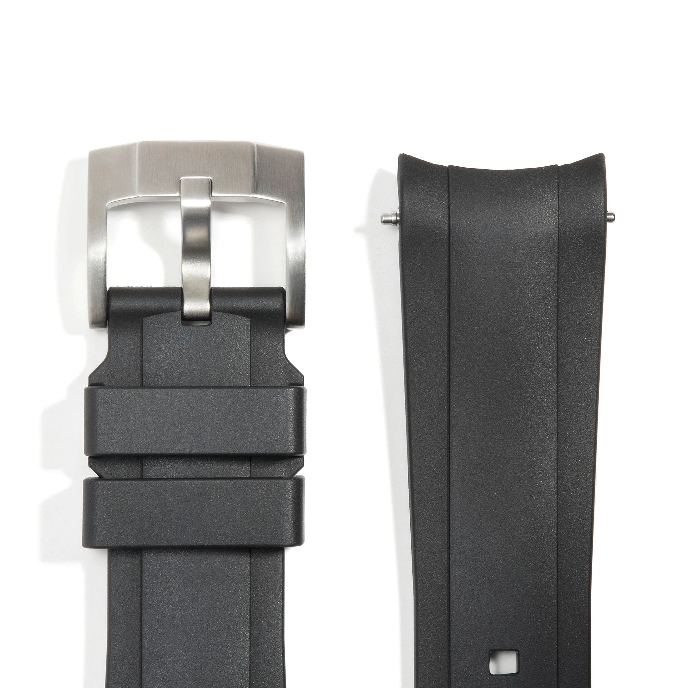 Curved End Rubber Strap for Rolex Deepsea with Tang Buckle - Image 4