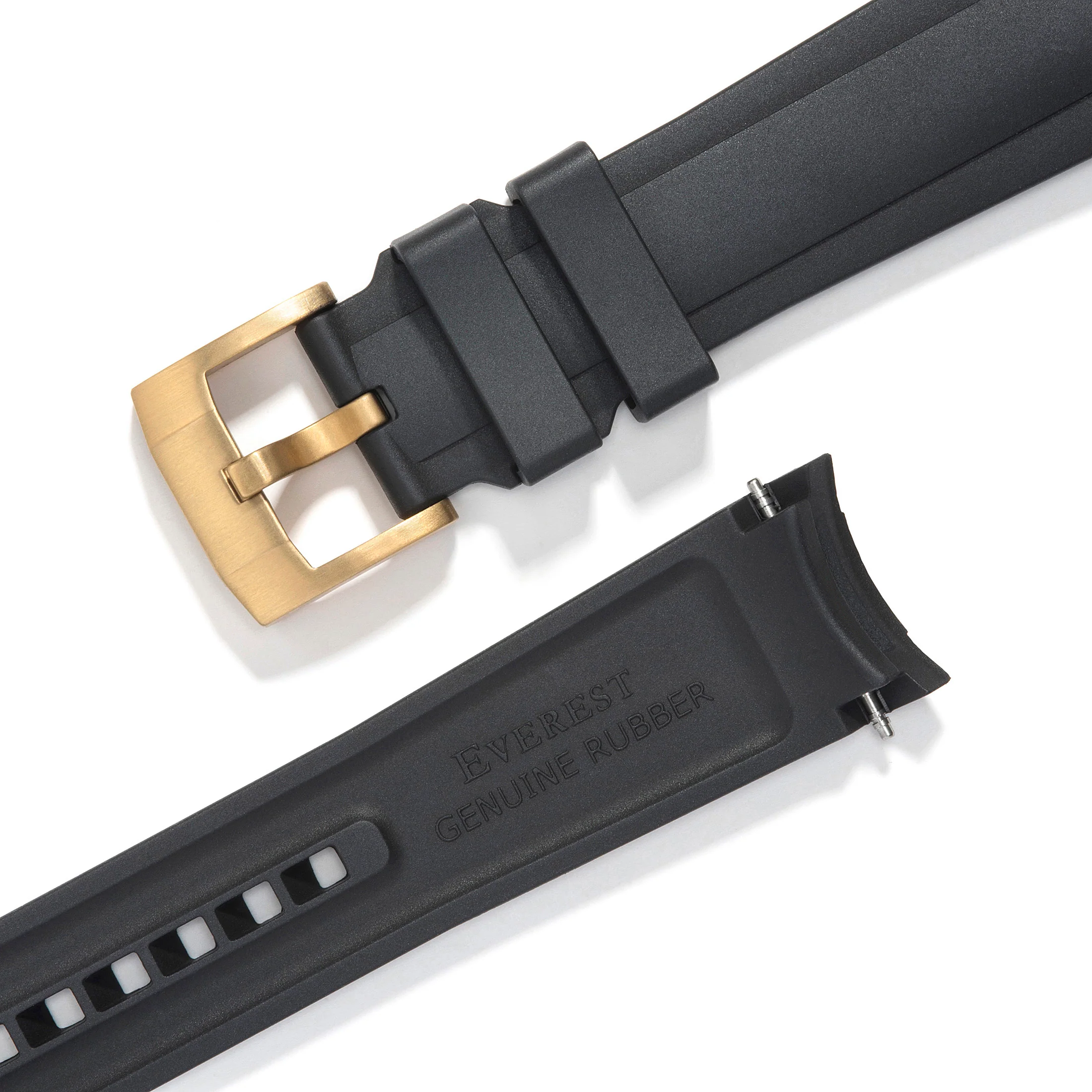 Curved End Rubber Strap for Rolex Submariner 41mm with Tang Buckle (2020 Release) - Image 12