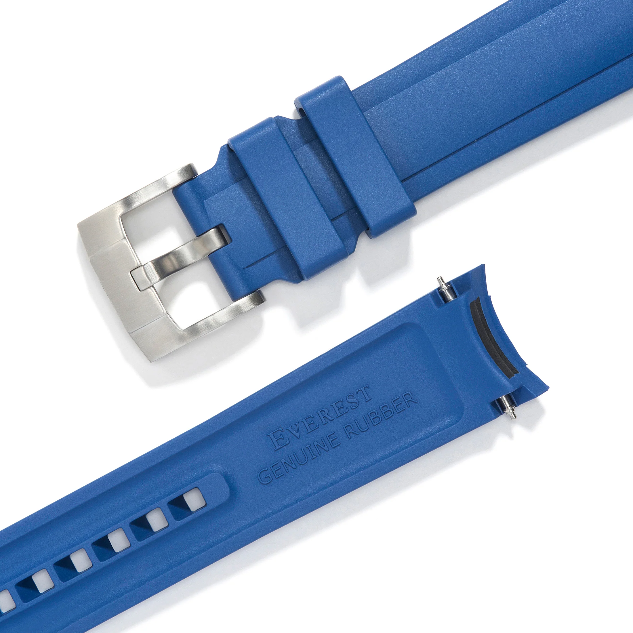 Curved End Rubber Strap for Rolex Submariner 41mm with Tang Buckle (2020 Release) - Image 17