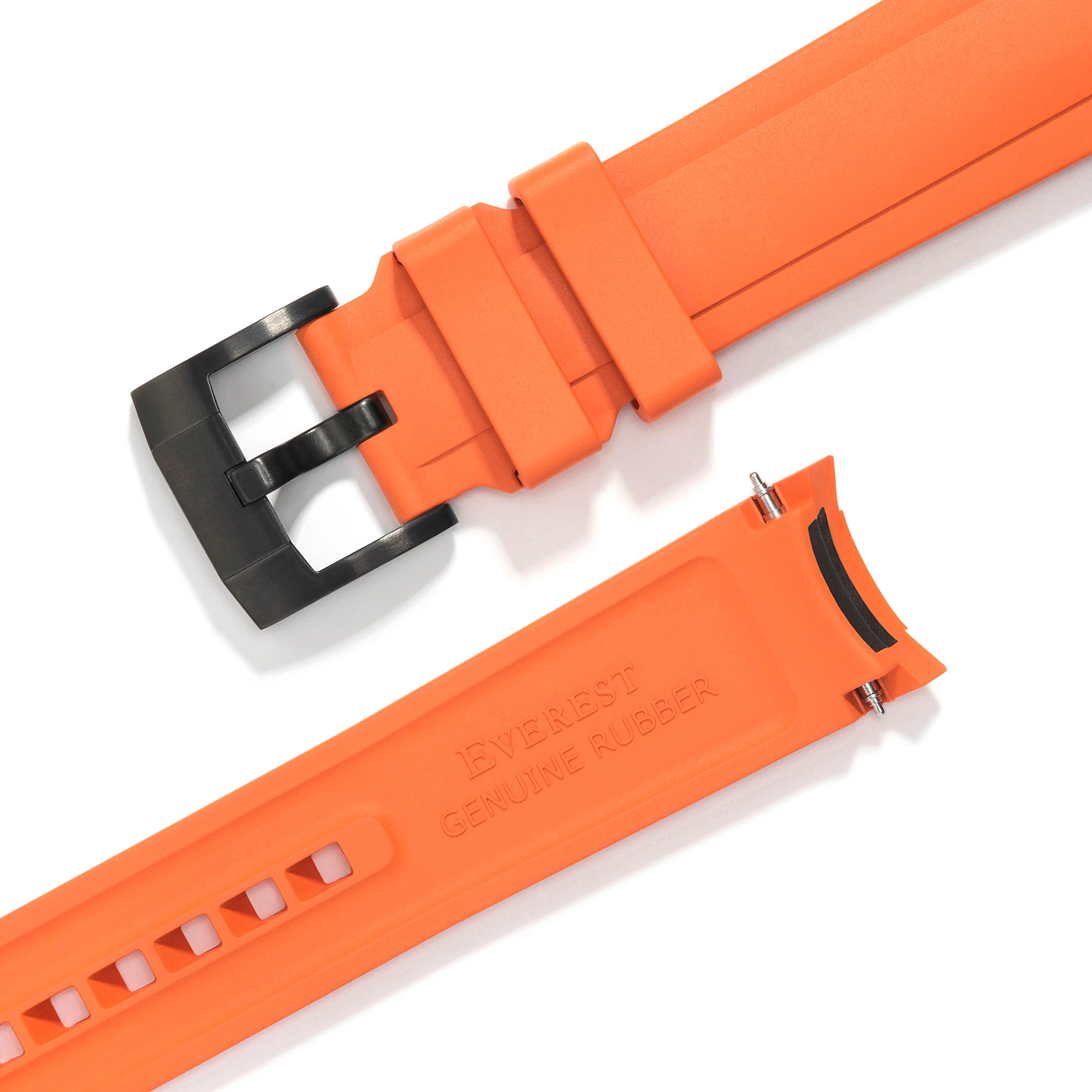 Curved End Rubber Strap for Rolex Submariner 41mm with Tang Buckle (2020 Release) - Image 35