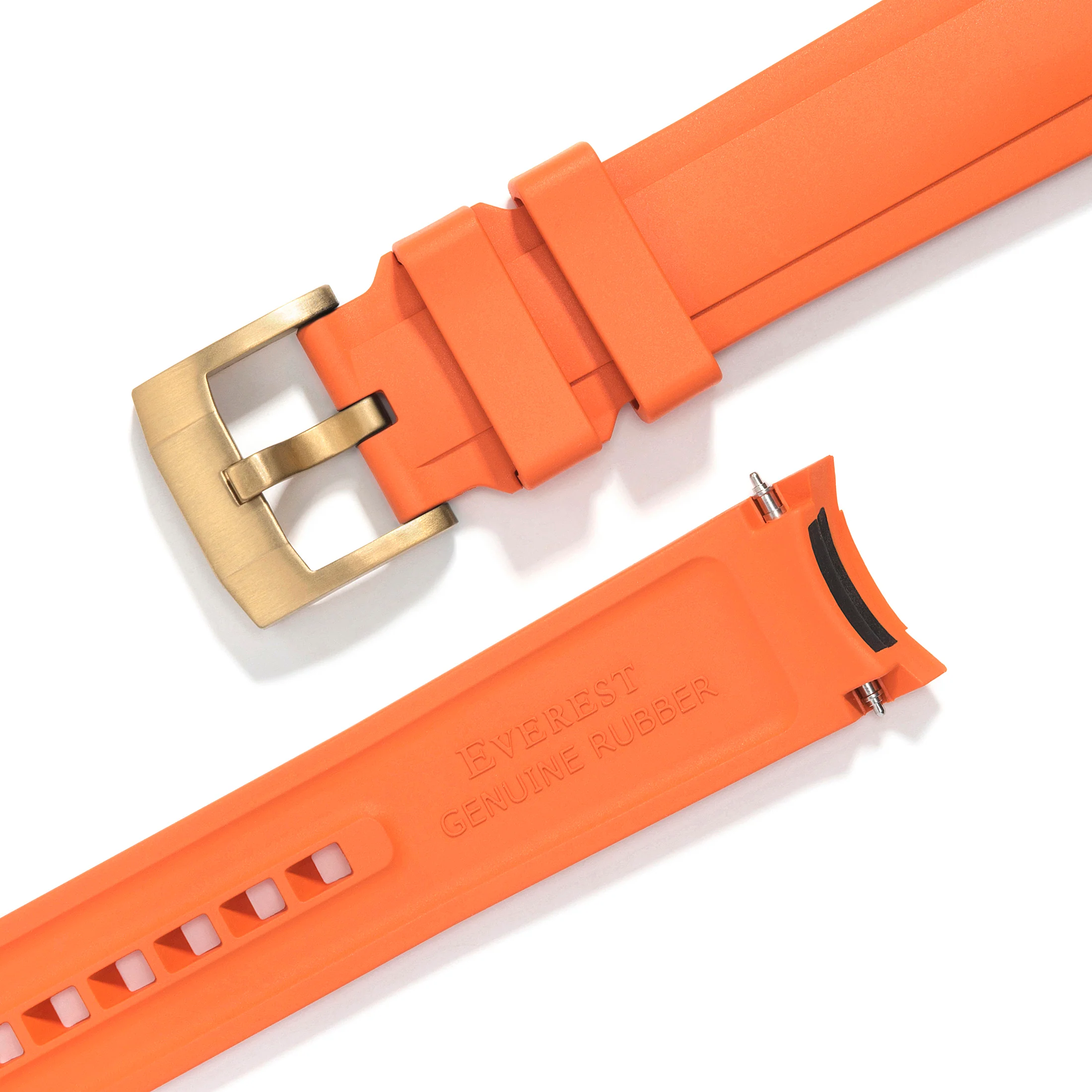 Curved End Rubber Strap for Rolex Submariner 41mm with Tang Buckle (2020 Release) - Image 39